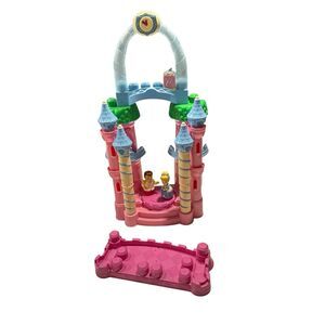 Mega Bloks RARE Disney Prince Charming and Cinderella Castle Set Building Blocks